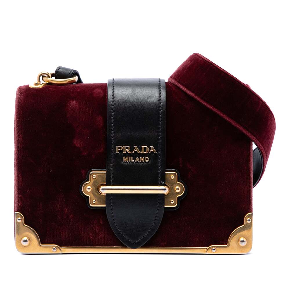 Prada Cahier Crossbody Bag Velvet Small #354522P11B
